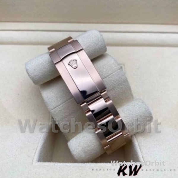 Replica Rolex Sky-Dweller 42mm Heren-326935-Rose Gold-White Dial Wit