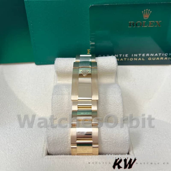 Replica Rolex Sky-Dweller 42mm Heren-326938 Geelgoud-Witte Wijzerplaat Wit