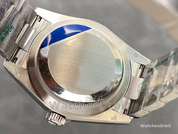 Replica Rolex Sky-Dweller 42 mm Uomo-336934-Ghiera scanalata-Comparatore verde Verde