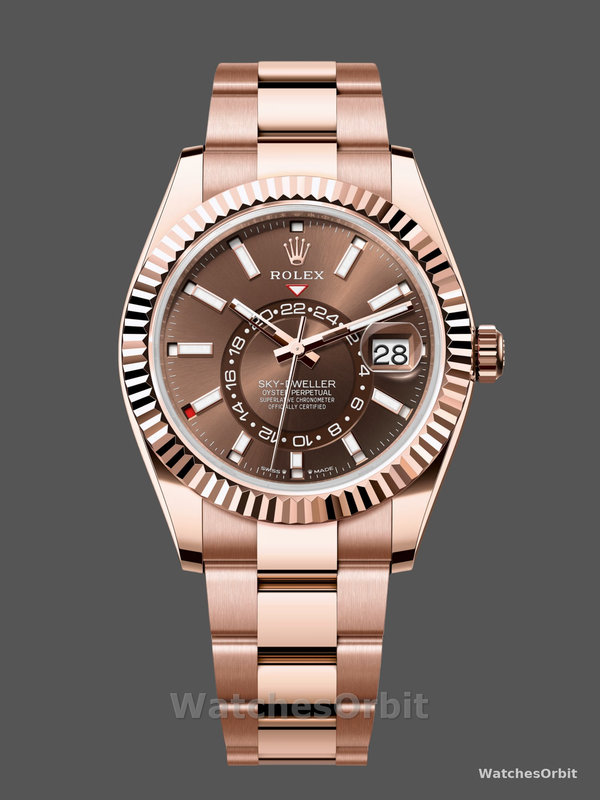 Rolex Sky Dweller 336935 0002 Chocolate Dial Oyster Bracelet 42mm