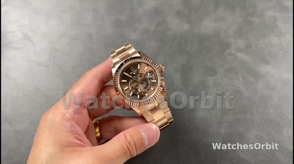 Replica Rolex Day Date 36-m128238 0118 voor heren, geribbelde lunette, groene ombre wijzerplaat, President-band, groene ombre wijzerplaat