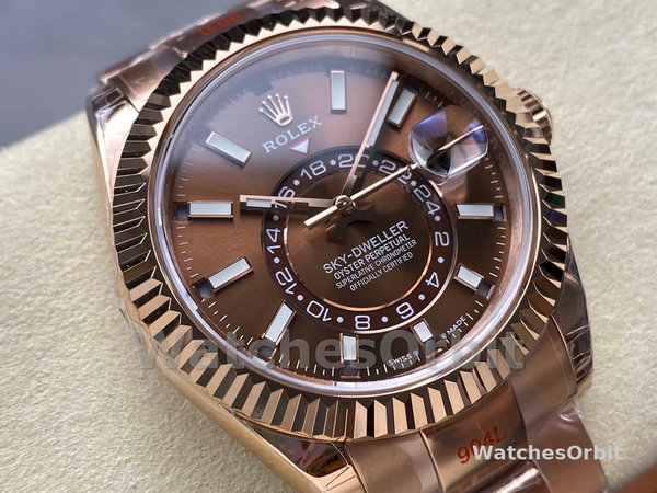 Rolex Sky Dweller 336935 0002 Chocolate Dial Oyster Bracelet 42mm