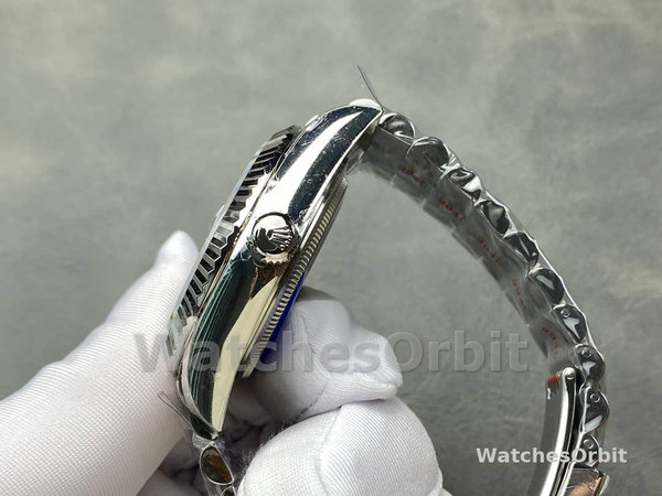 Replica Rolex Sky-Dweller 42mm-m336934 0006-Ghiera scanalata-Calendario blu Uomo