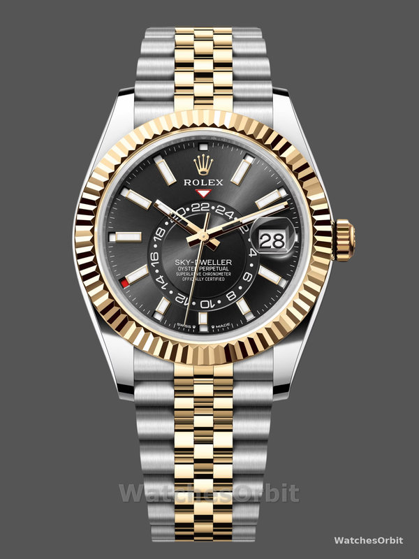 Rolex Sky Dweller 42 Oystersteel and Yellow Gold M336933 0004 Men's Watch