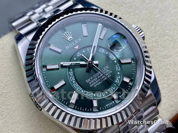 Replica Rolex Oyster Perpetual donna 31-277200 0007, quadrante blu turchese, quadrante blu donna