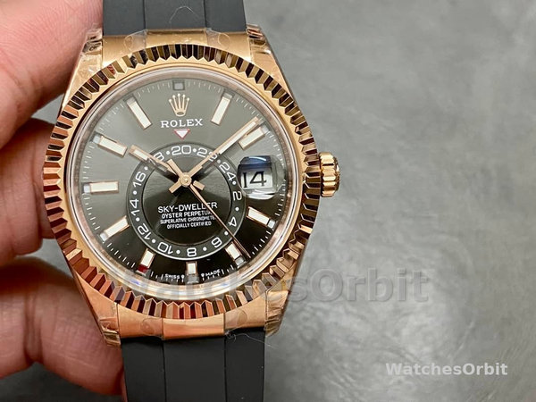 Rolex Sky Dweller 42mm Slate Oysterflex m336235 0004