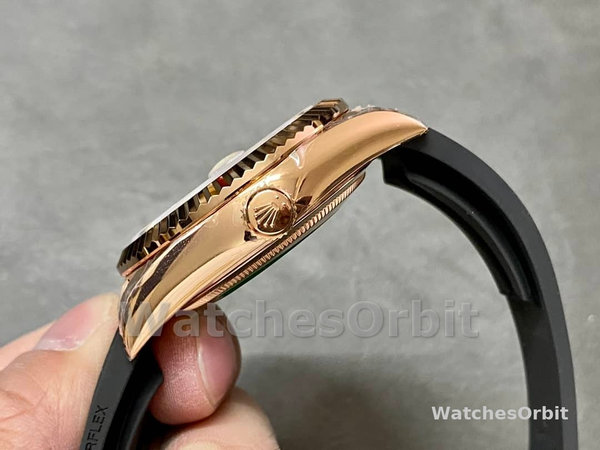 Replica Heren Rolex Sky-Dweller-m336235 0003, 42mm, Roségoud