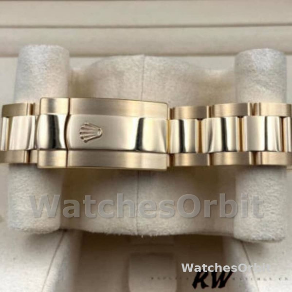 Replica Rolex Sky-Dweller 42mm Uomo-m336938-0004-Dal quadrante oro giallo-champagne Champagne