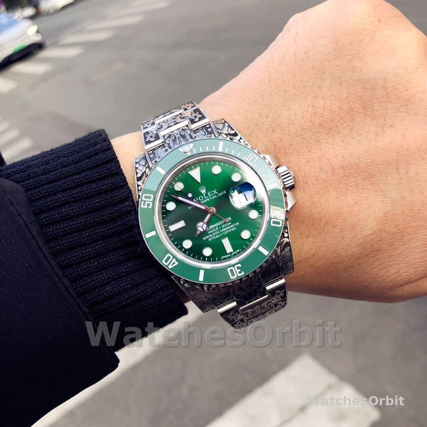 Huckleberry Custom Rolex Submariner Green