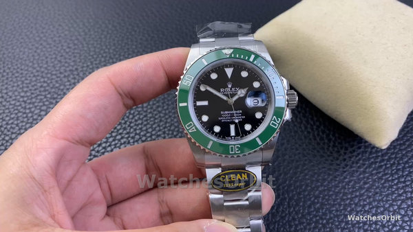 Replica Replica Rolex Submariner 126610LV Green Bezel Black Dial 41mm Herrenuhr