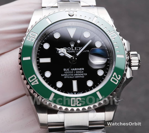 Replica Rolex Submariner 126610LV Green Bezel Black Dial 41mm Mens Watch