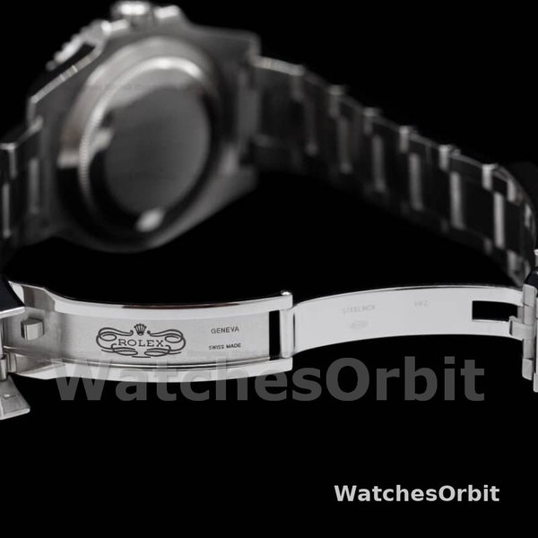 Replique Hommes Rolex Submariner 40mm Hommes-114060-Acier inoxydable-Cadran noir Noir
