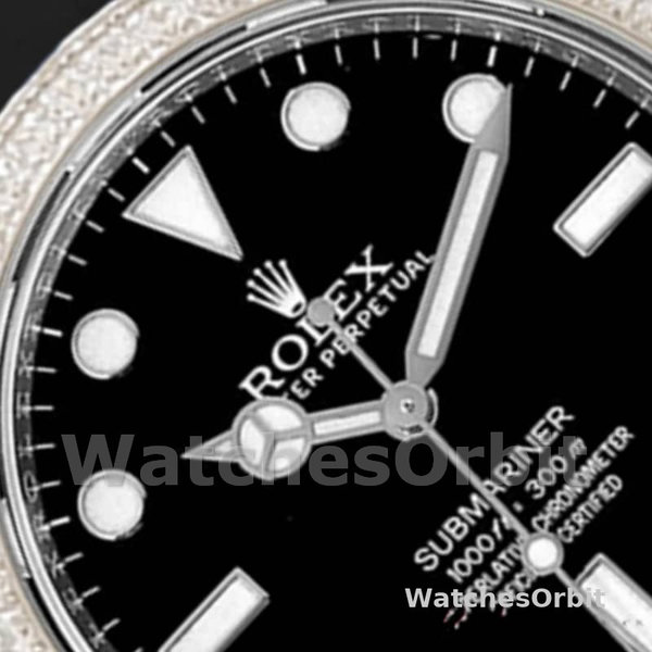 Rolex Submariner 116610 Black Dial Rubber strap 40mm Mens Replica Watch
