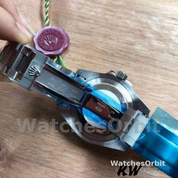 Replica Rolex Submariner 40mm Heren-116610-Roestvrij Staal-Rode Wijzerplaat Rood