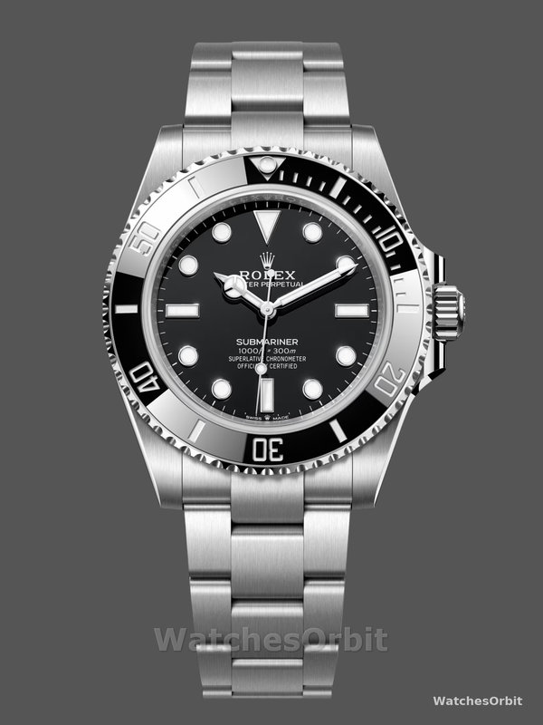 Rolex Submariner 124060 Oyster Stainless Steel Black Dial 41mm Mens Replica Watch