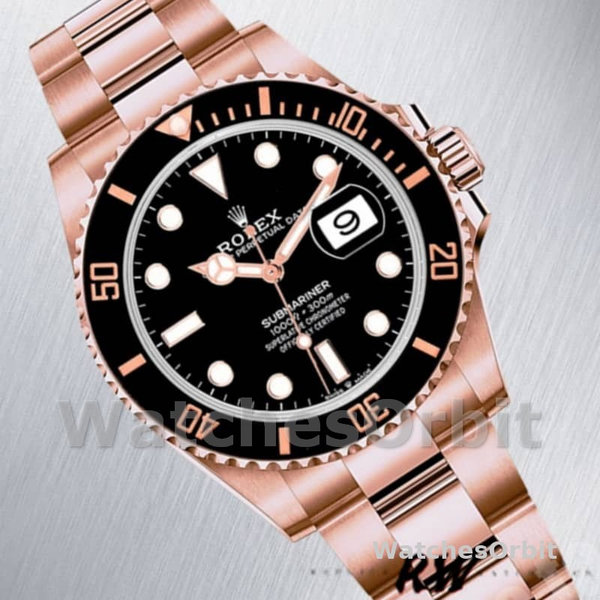 Replica Rolex Submariner-126605 da uomo, 41 mm, automatico, quadrante nero, nero da uomo