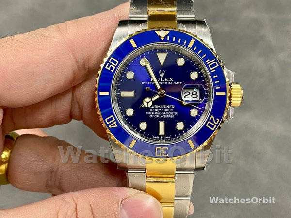 Replica Rolex Submariner 126613LB Blue Dial Blue Bezel 41mm Herren Replica Uhr, Nachbau, Edle Materialien