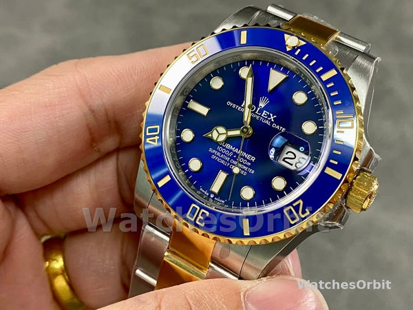 Replica Rolex Submariner 126613LB Blue Dial Blue Bezel 41mm Herren Replica Uhr, Nachbau, Edle Materialien