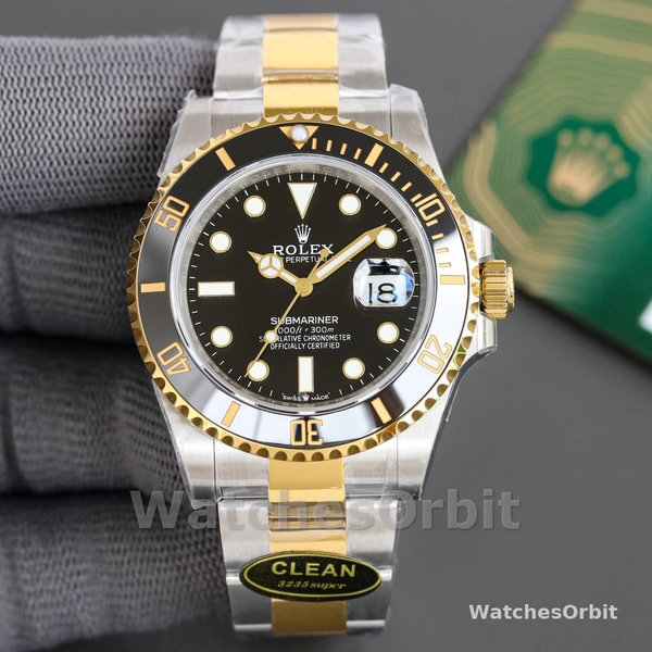 Rolex Submariner 126613LN 0002 Schwarzes Zifferblatt Black Bezel 41mm Mens Replica Watch