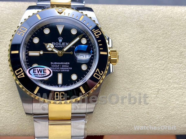 Rolex Submariner 126613LN 0002 Schwarzes Zifferblatt Black Bezel 41mm Mens Replica Watch