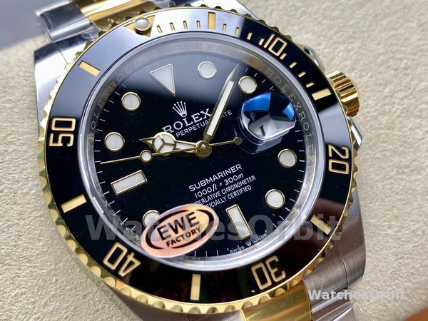 Rolex Submariner 126613LN 0002 Schwarzes Zifferblatt Black Bezel 41mm Mens Replica Watch