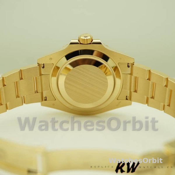 Mens Rolex Submariner 41mm Mens-126618LB-Yellow Gold-Blue Dial Blue Replica Image