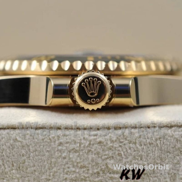 Mens Rolex Submariner 41mm Mens-126618LN-Yellow Gold-Black Dial Black Replica Image