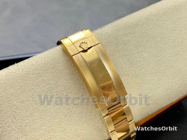 Mens Rolex Submariner 41mm Mens-126618LN-Yellow Gold-Black Dial Black Replica Image