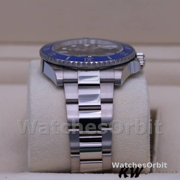 Mens Rolex Submariner 41mm Mens-126619LB 0003-Blue Ceramic Bezel-Black Dial Black Replica Image