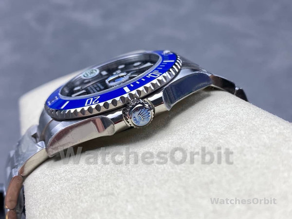Mens Rolex Submariner 41mm Mens-126619LB 0003-Blue Ceramic Bezel-Black Dial Black Replica Image