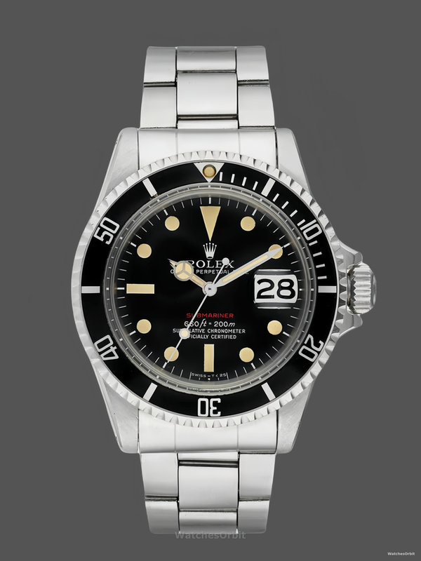 Rolex Submariner 1680 Stainless Steel Case Black Dial 40mm Mens Replica Watch