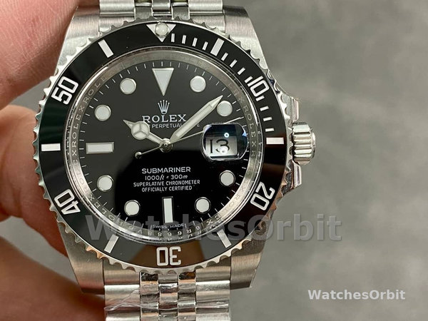 Rolex Submariner 41 Black Dial Fluted Bezel Jubilee 126610LN Men's Watch
