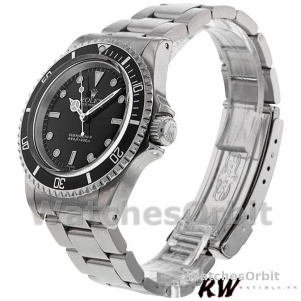 Replica Rolex Submariner 5513-40mm, Acciaio inossidabile, Quadrante nero, Uomo, Nero