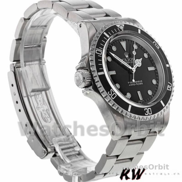 Replica Rolex Submariner 5513-40mm, Acciaio inossidabile, Quadrante nero, Uomo, Nero