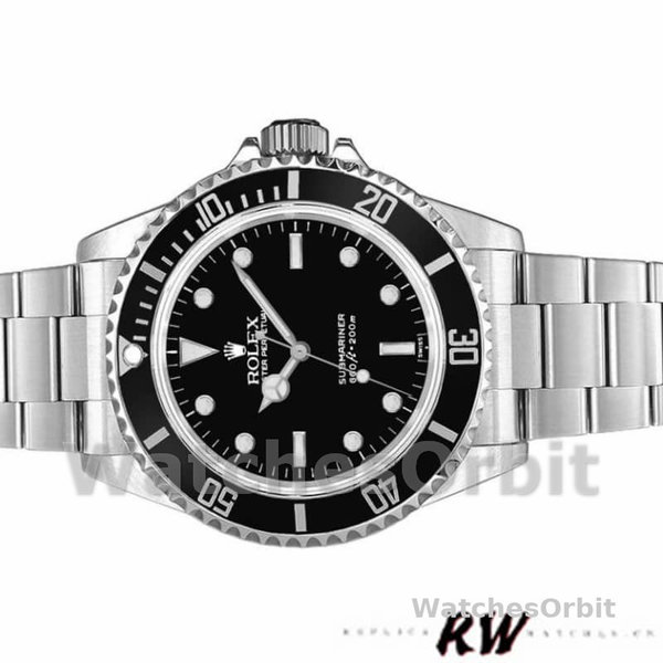 Replica Rolex Submariner 5513-40mm, Acciaio inossidabile, Quadrante nero, Uomo, Nero