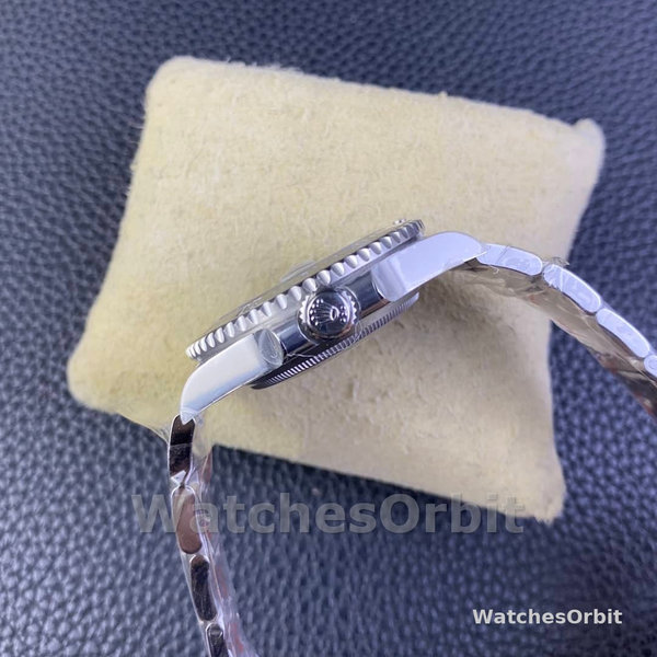 Mens Rolex Submariner 41MM Stainless Steel Black Dial Date Black Replica Watch Image
