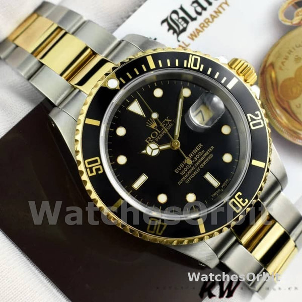 Replica Rolex Submariner Date 40 mm Uomo-116613-Acciaio inossidabile-Comparto nero Nero