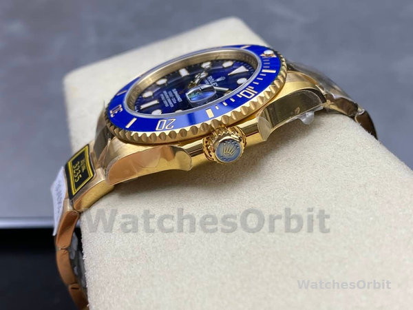Replica Rolex Submariner Date 41mm Heren-116618LB-Blauwe Wijzerplaat Blauw