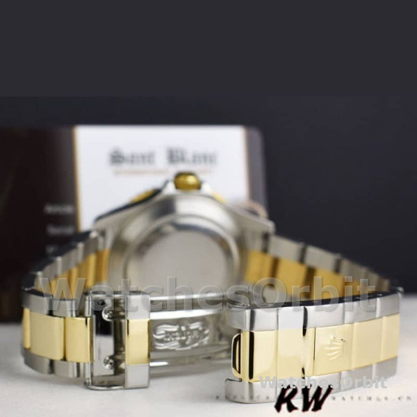 Replica Rolex Submariner Date 16613LN Gelbgold Edelstahl Schwarzes Zifferblatt 40mm Herren Replica Uhr, Replica Uhren, Robuste Qualität
