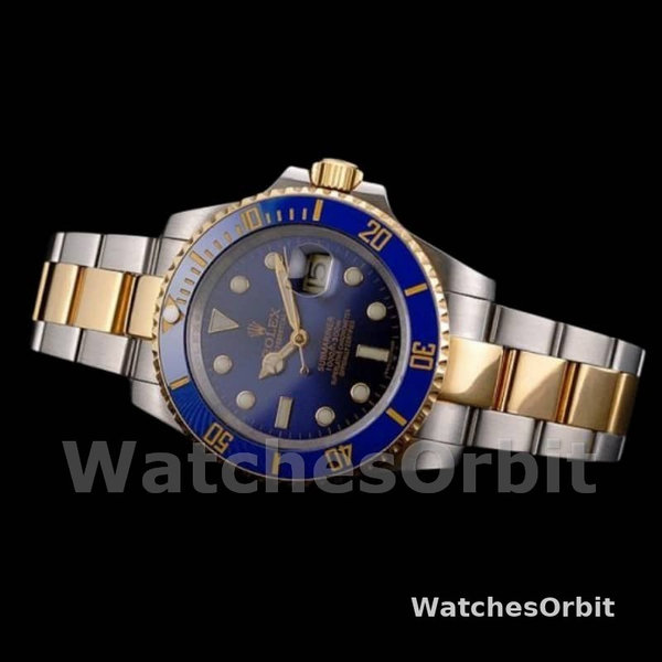 Replica Rolex Submariner 41 mm Uomo-PR16233B-Due toni-Comparto blu Blu<br />