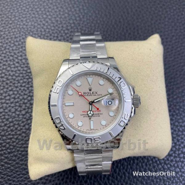Rolex Yacht-Master 116622 Stainless Steel platinum Dial 40mm Mens Replica Watch