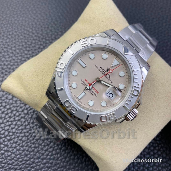 Rolex Yacht-Master 116622 Stainless Steel platinum Dial 40mm Mens Replica Watch