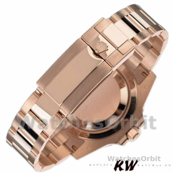 Rolex Yacht-Master 116695 Everose Gold Black Dial 40MM Mens Replica Watch