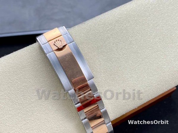 Rolex Yacht-Master 126621 EverRose Gold Black Dial 40MM Mens Replica Watch