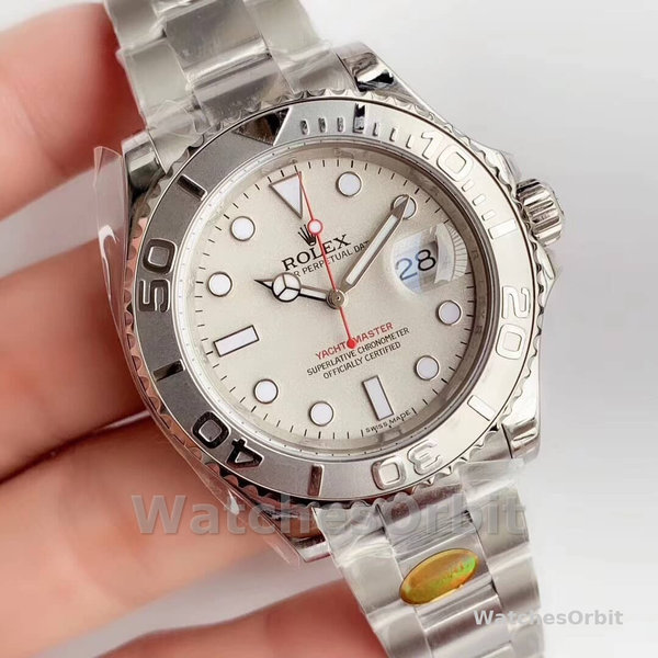 Mens Rolex Yacht‑Master-16622, 40mm, Silver Dial, Men’s Silver Replica Watch Image