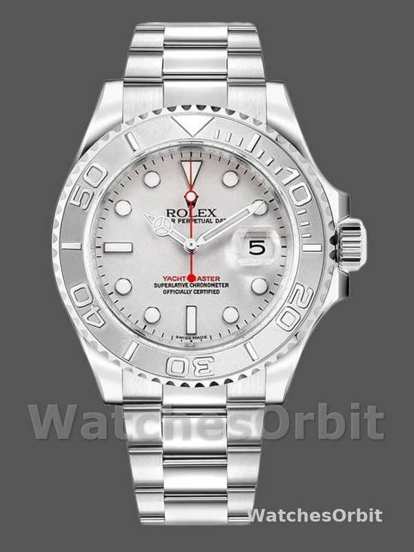 Rolex Yacht Master 16622 Silver Dial 40mm Mens replica watch