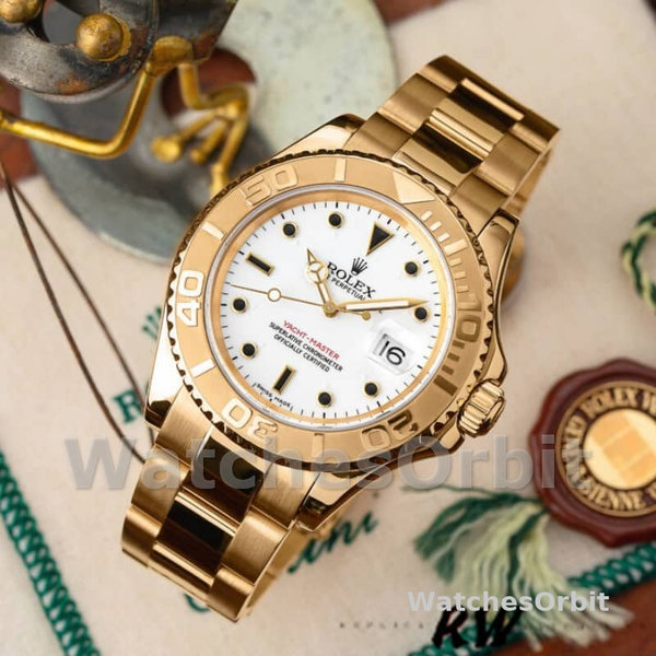 Men's Rolex Yacht-Master 40mm Men's-16628-White Dial White