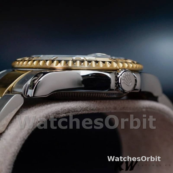 Rolex Yacht-Master 168623 Steel Yellow Gold White Dial 35MM Unisex Replica Watch