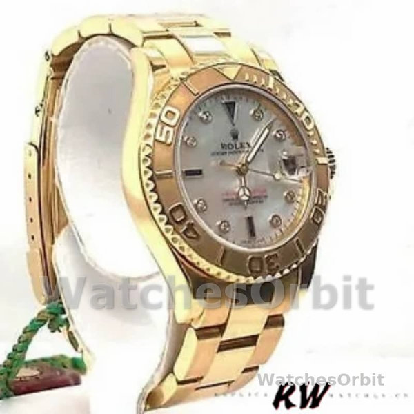Unisex's Rolex Yacht-Master 35mm Unisex-168628-MOP Dial MOP