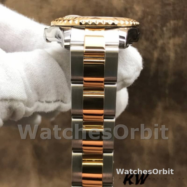 Womens Rolex Yacht-Master 29mm Womens-169623-Steel & Yellow Gold-Black MOP Dial MOP Replica Image